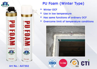 Mùa đông loại PU Foam cách phun X3 chống cháy cho cửa ra vào và Windows